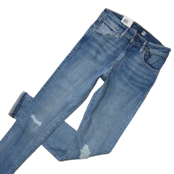 NWT Levi's Made & Crafted LMC 721 High Rise Skinny in Selvedge Cobalt Jeans 26 - Picture 3 of 11